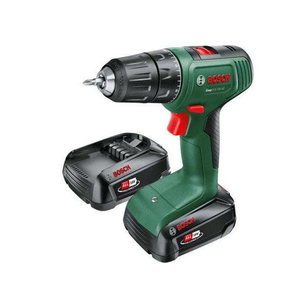 BOSCH EasyDrill 18V-40 + SystemBox Akumulatorska bušilica-odvrtač, 2x 1.5Ah akumulator i punjač, 06039D8002