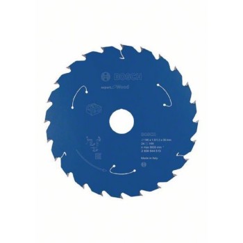 BOSCH Expert for Wood list kružne testere za akumulatorske testere 190x1.5/1x30 T24 2608644513