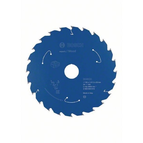 BOSCH Expert for Wood list kružne testere za akumulatorske testere 190x1.5/1x30 T24 2608644513