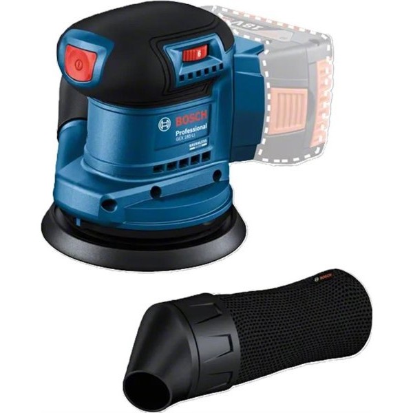 BOSCH GEX 185-LI Professional Ekscentar brusilica sa vrećom za prašinu, 06013A5020