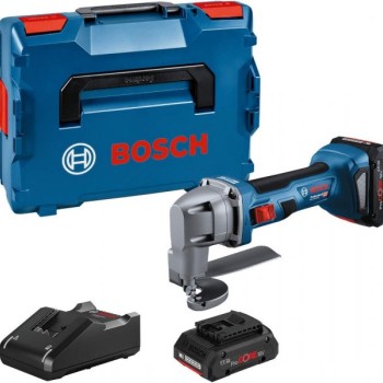 BOSCH GSC 18V-16 E akumulatorske makaze za lim 18V; 2 x ProCORE 18V 4,0 Ah + L-Boxx kofer (0601926301)