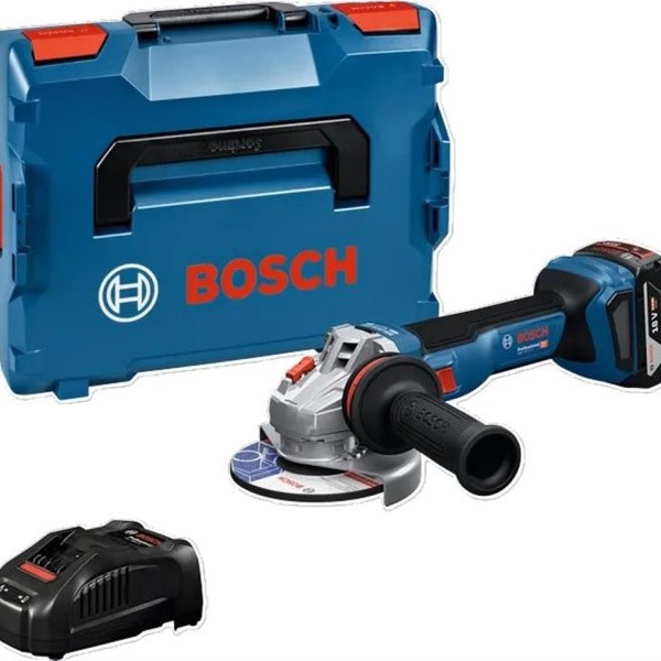 BOSCH GWS 18V-11 S Professional Akumulatorska ugaona brusilica u L-BOXX 136 sa dodatnom drškom, 06019N4003