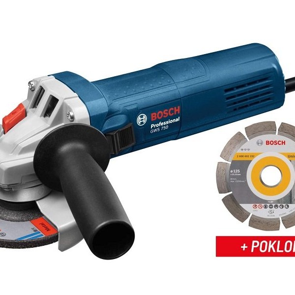 BOSCH GWS 750-125 + DIJ.DISK BRUSILICA