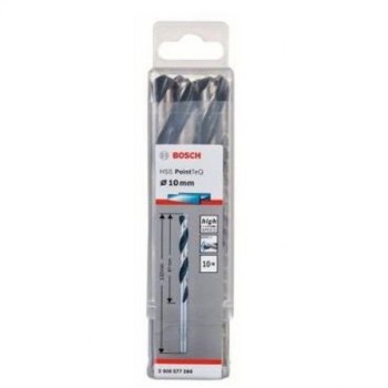 BOSCH HSS spiralna burgija PointTeQ 10,0 mm paket od 10 komada