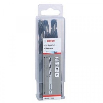 BOSCH HSS spiralna burgija PointTeQ 10,0 mm sa šestougaonim HEX prihvatom pakovanje od 5 komada