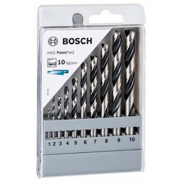 BOSCH HSS spiralna burgija PointTeQ 10-delni set 2608577348