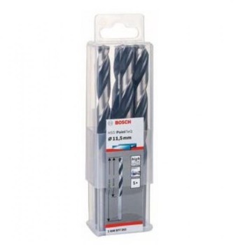 BOSCH HSS spiralna burgija PointTeQ 11,5 mm paket od 5 komada
