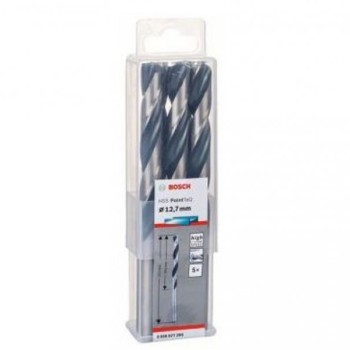 BOSCH HSS spiralna burgija PointTeQ 12,7 mm paket od 5 komada