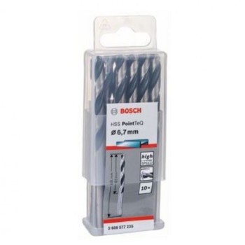 BOSCH HSS spiralna burgija PointTeQ 6,7 mm paket od 10 komada