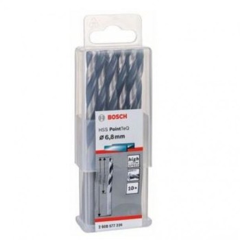 BOSCH HSS spiralna burgija PointTeQ 6,8 mm paket od 10 komada