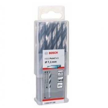 BOSCH HSS spiralna burgija PointTeQ 7,1 mm paket od 10 komada