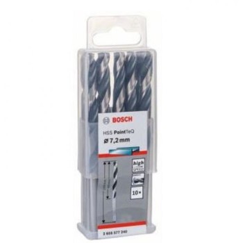 BOSCH HSS spiralna burgija PointTeQ 7,2 mm paket od 10 komada