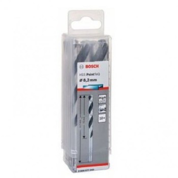 BOSCH HSS spiralna burgija PointTeQ 8,2 mm paket od 10 komada