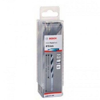 BOSCH HSS spiralna burgija PointTeQ 9,0 mm paket od 10 komada