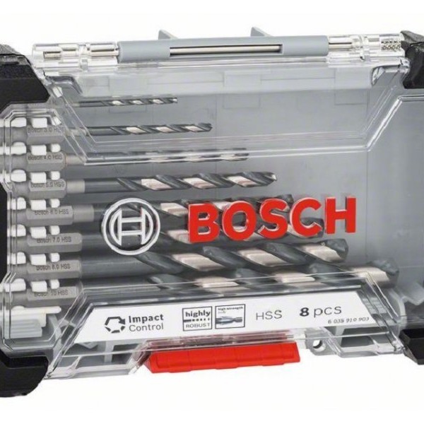 BOSCH Impact Control HSS set burgija, 8-delni 2608577146