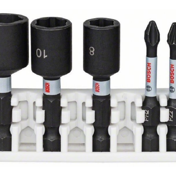 BOSCH Impact Control set bitova odvrtača i nasadnih ključeva, 5-delni 2608522350