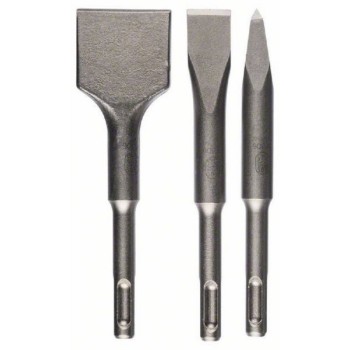 BOSCH Komplet širokih dleta SDS plus, 3 dela 2608690180
