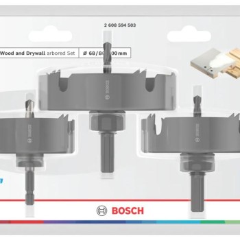 BOSCH Set testera za otvore sa držačem za drvo i gips, 3 dela, 2608594503