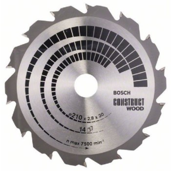 BOSCH List kružne testere Construct Wood 210 x 30 x 2.8 mm. 14