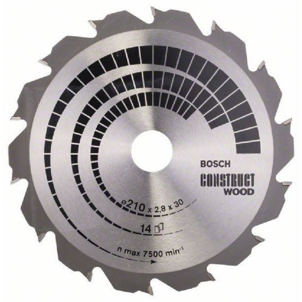 BOSCH List kružne testere Construct Wood 210 x 30 x 2.8 mm. 14