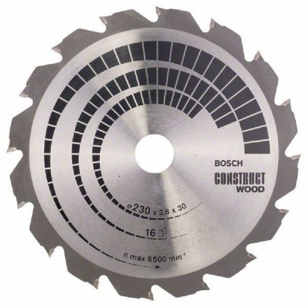 BOSCH List kružne testere Construct Wood 230 x 30 x 2.8 mm. 16