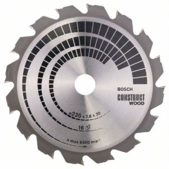 BOSCH List kružne testere Construct Wood 235 x 30;25 x 2.8 mm. 16