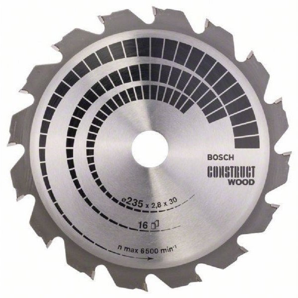 BOSCH List kružne testere Construct Wood 235 x 30;25 x 2.8 mm. 16