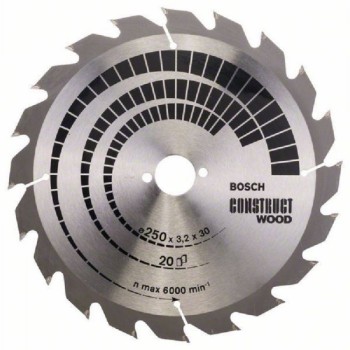 BOSCH List kružne testere Construct Wood 250 x 30 x 3.2 mm. 20