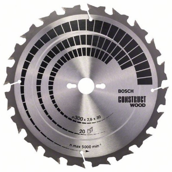 BOSCH List kružne testere Construct Wood 300 x 30 x 2.8 mm. 20