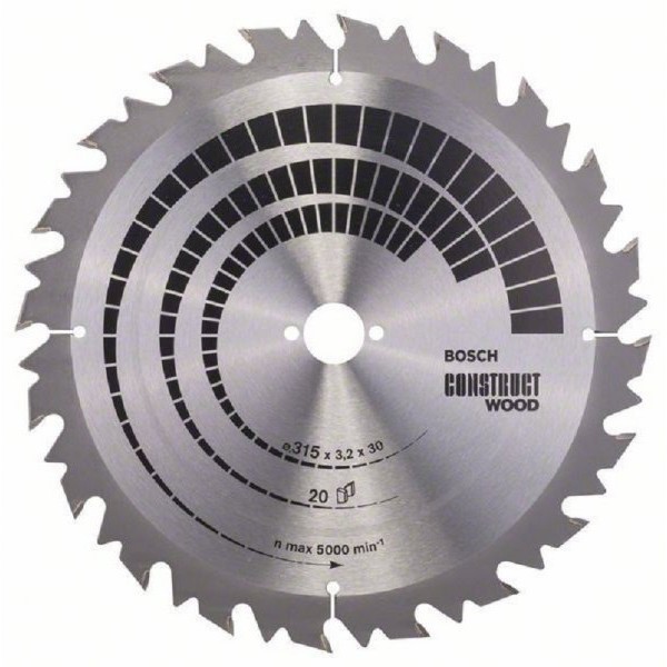 BOSCH List kružne testere Construct Wood 315 x 30 x 3.2 mm. 20