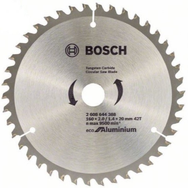 BOSCH List kružne testere Eco for Aluminium 160 x 2.2;1.5 x 20 42 T