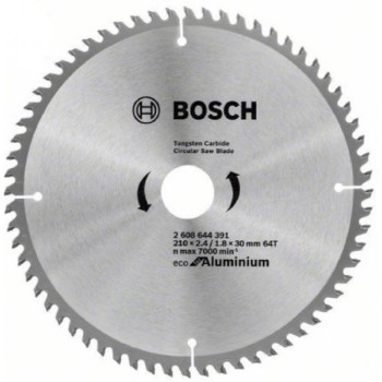 BOSCH List kružne testere Eco for Aluminium 210 x 2.6;1.8 x 30 64 T