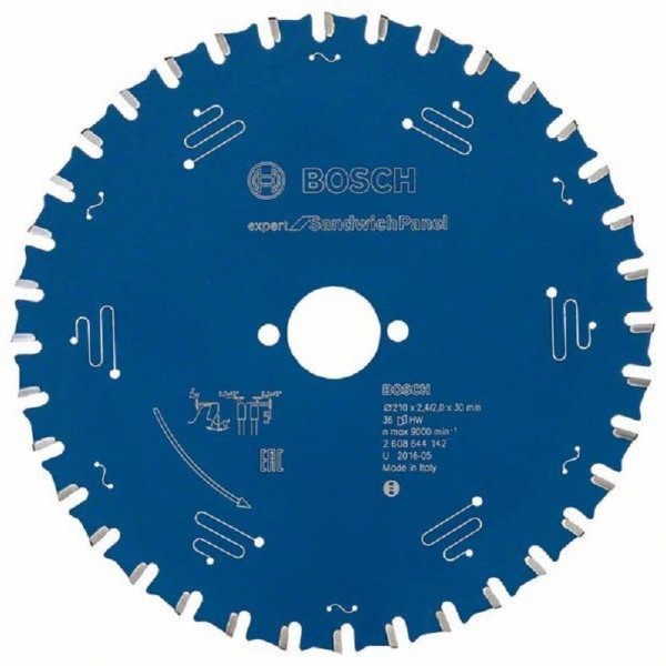 BOSCH List kružne testere Expert for Sandwich Panel 210 x 30 x 2,4 mm, 36  2608644142, 210 x 30 x 2,4 mm, 36