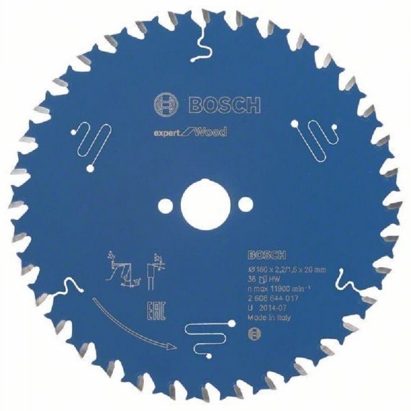 BOSCH List kružne testere Expert for Wood 160x20x2.2;1.6x36 T
