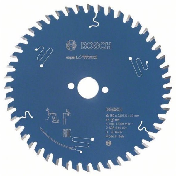 BOSCH List kružne testere Expert for Wood 160x20x2.6;1.6x48 T