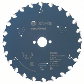 BOSCH List kružne testere Expert for Wood 165x20x2.6;1.6x24 T
