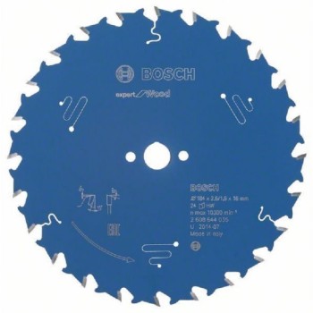 BOSCH List kružne testere Expert for Wood 2608644035, 184 x 16 x 2,6 mm, 24