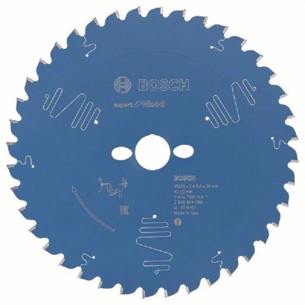 BOSCH List kružne testere Expert for Wood 2608644080, 250 x 30 x 2,4 mm, 40
