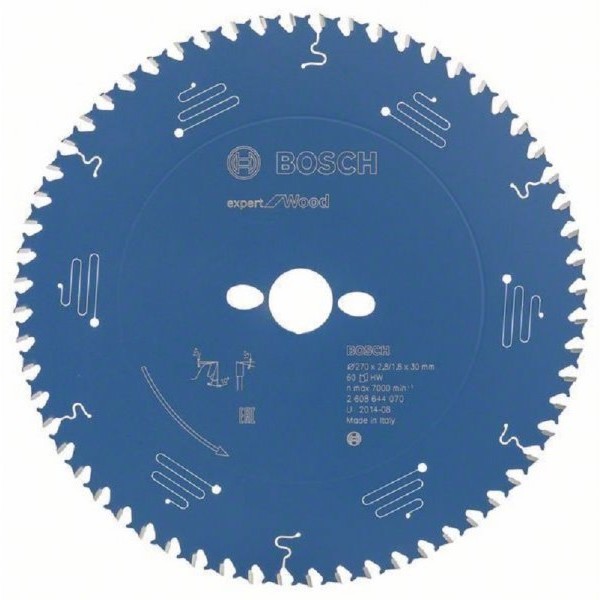 BOSCH List kružne testere Expert za drvo 270 x 30 x 2,8 mm, 60 2608644070