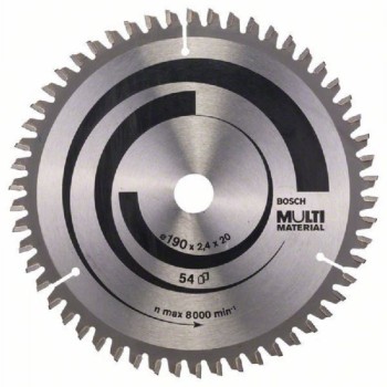 BOSCH List kružne testere Multi Material 190 x 20;16 x 2.4 mm. 54