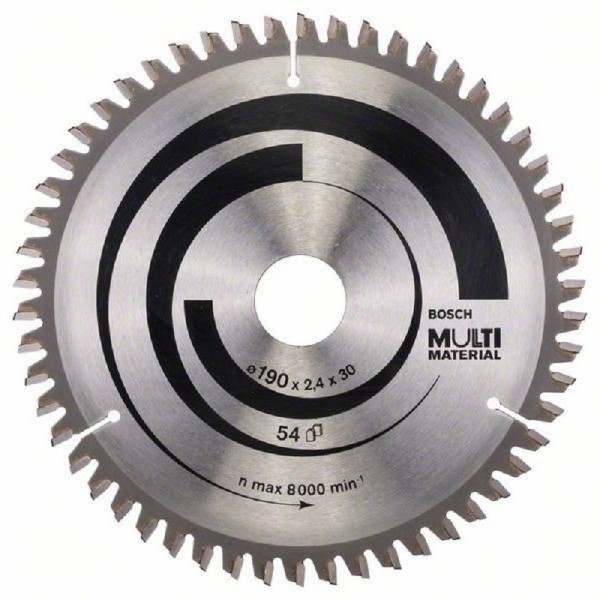 BOSCH List kružne testere Multi Material 190 x 30 x 2.4 mm. 54