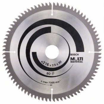 BOSCH List kružne testere Multi Material 216 x 30 x 2.5 mm. 80