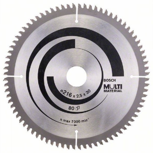 BOSCH List kružne testere Multi Material 216 x 30 x 2.5 mm. 80