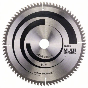 BOSCH List kružne testere Multi Material 254 x 30 x 3.2 mm. 80