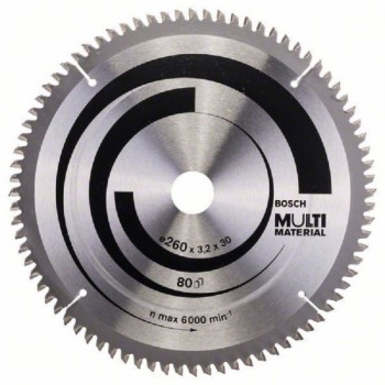 BOSCH List kružne testere Multi Material 260 x 30 x 3.2 mm. 80
