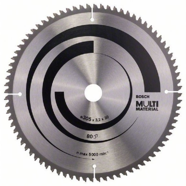 BOSCH List kružne testere Multi Material 305 x 30 x 3.2 mm. 80