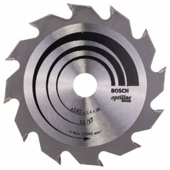 BOSCH List kružne testere Optiline Wood 140 x 20;12.7 x 2.4 mm. 12