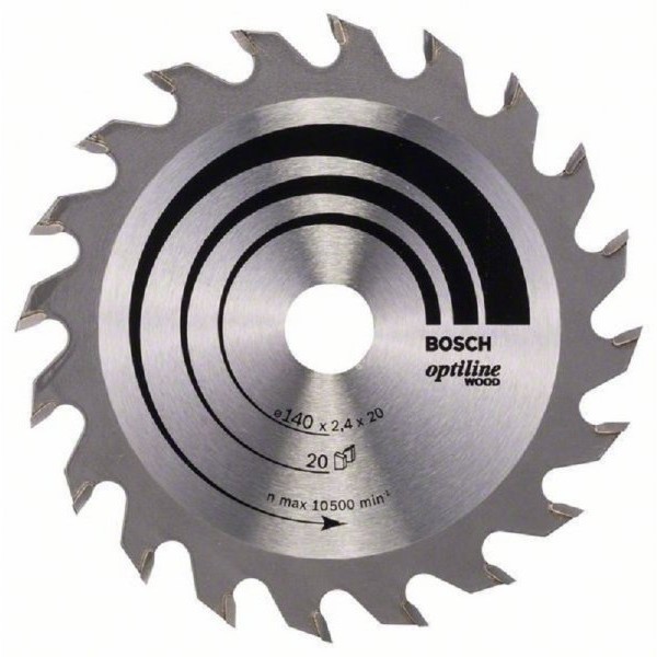 BOSCH List kružne testere Optiline Wood 140 x 20;12.7 x 2.4 mm. 20