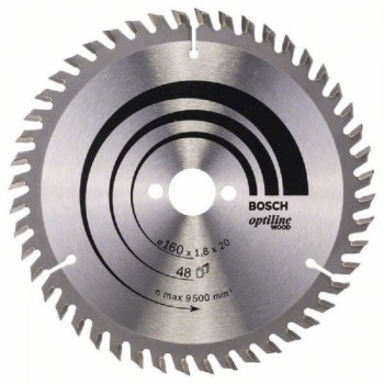 BOSCH List kružne testere Optiline Wood 160 x 20;16 x 1.8 mm. 48