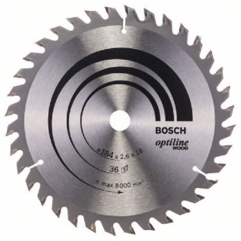 BOSCH List kružne testere Optiline Wood 184 x 16 x 2.6 mm. 36